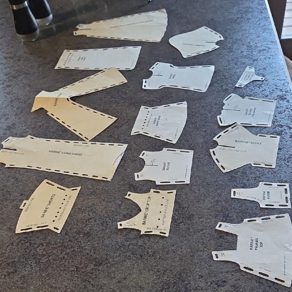 Barbie Other - Barbie Vintage Sewing Patterns Vintage. Mattel. 1973. 14 Payterns